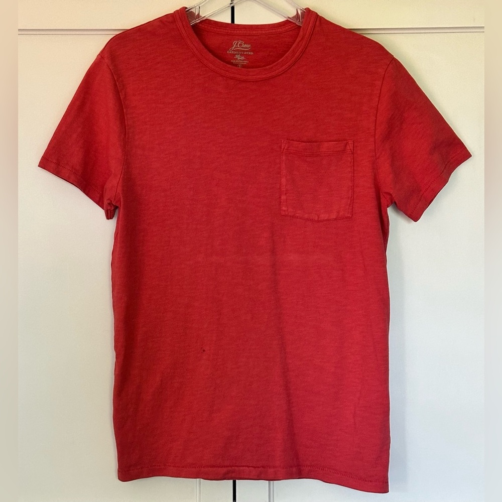J. Crew “Garment Dyed” Knit Goods Cotton T-Shirt - Men’s Size Small